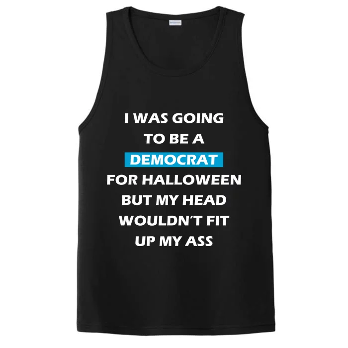 Democrat For Halloween Performance Tank