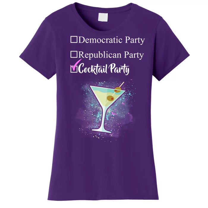 Democratic Republican Wine Party Women's T-Shirt