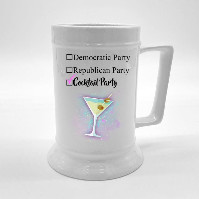 Democratic Republican Wine Party Front & Back Beer Stein