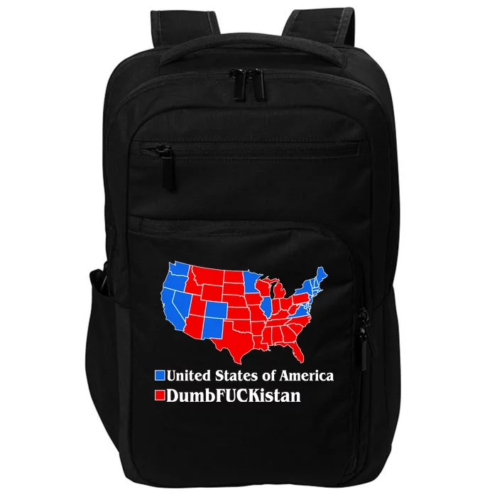 Democratic United States of America Vs. Dumfuckistan Resistance Resist Anti Trump Impact Tech Backpack