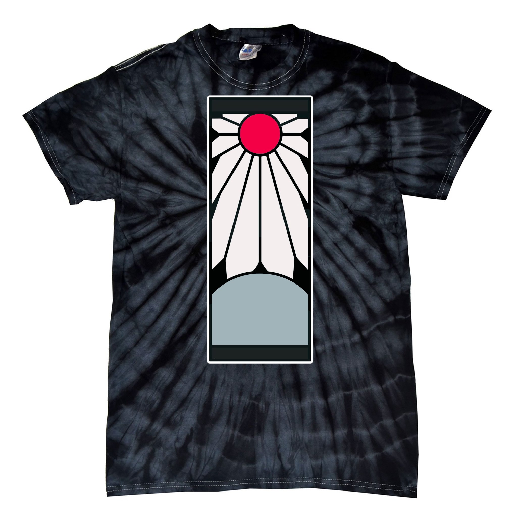 Tanjiro Hanafuda Earrings Tie-Dye T-Shirt