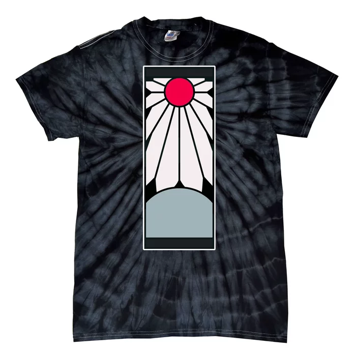 TeeShirtPalace | Tanjiro Hanafuda Earrings Tie-Dye T-Shirt