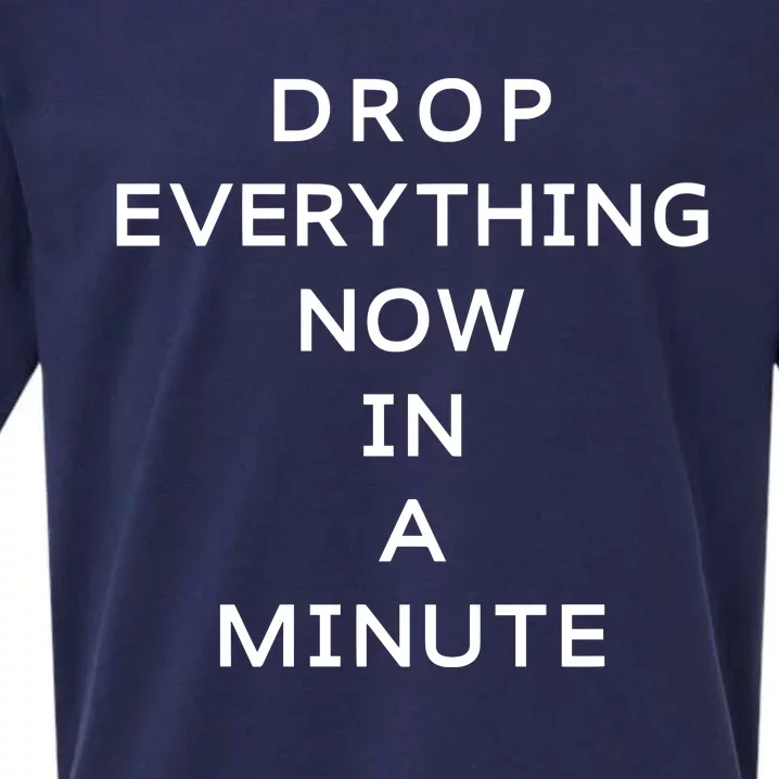 Drop Everything Now In A Minute Sueded Cloud Jersey T-Shirt