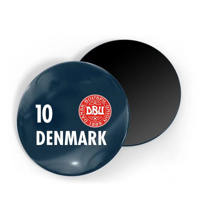 Denmark Danish Soccer No 10 DBU Logo Magnet