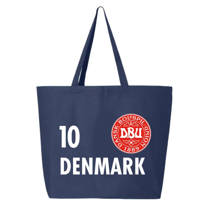 Denmark Danish Soccer No 10 DBU Logo 25L Jumbo Tote