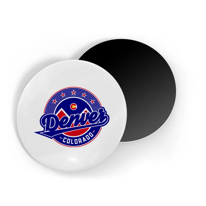 Denver Colorado Baseball Logo Magnet