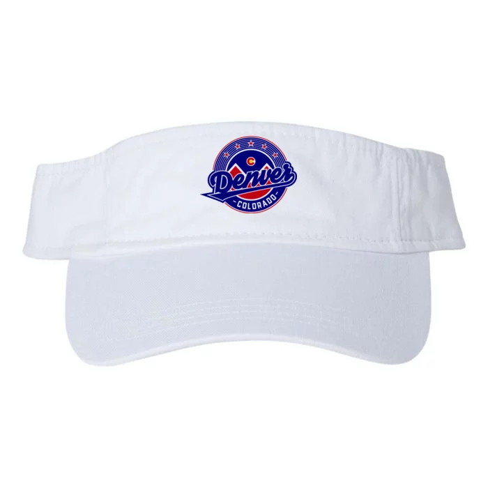 Denver Colorado Baseball Logo Valucap Bio-Washed Visor