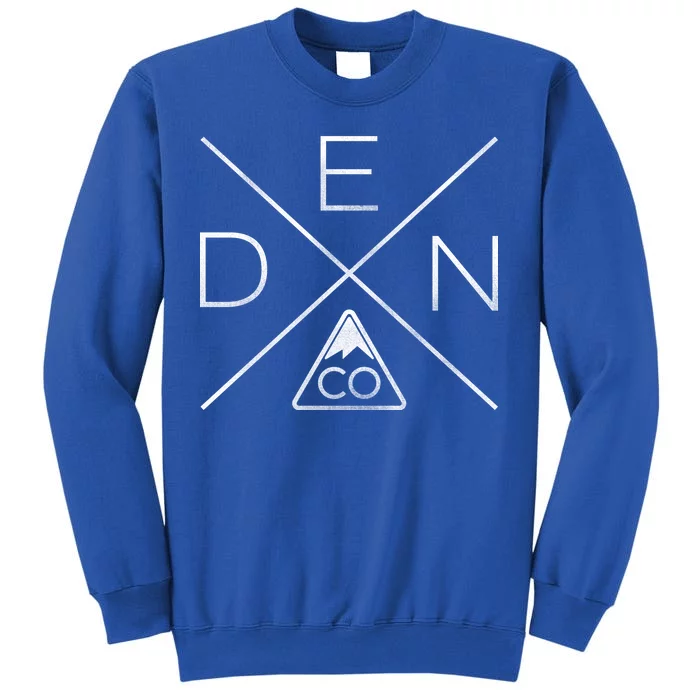 Denver Colorado Den Mountain Tall Sweatshirt