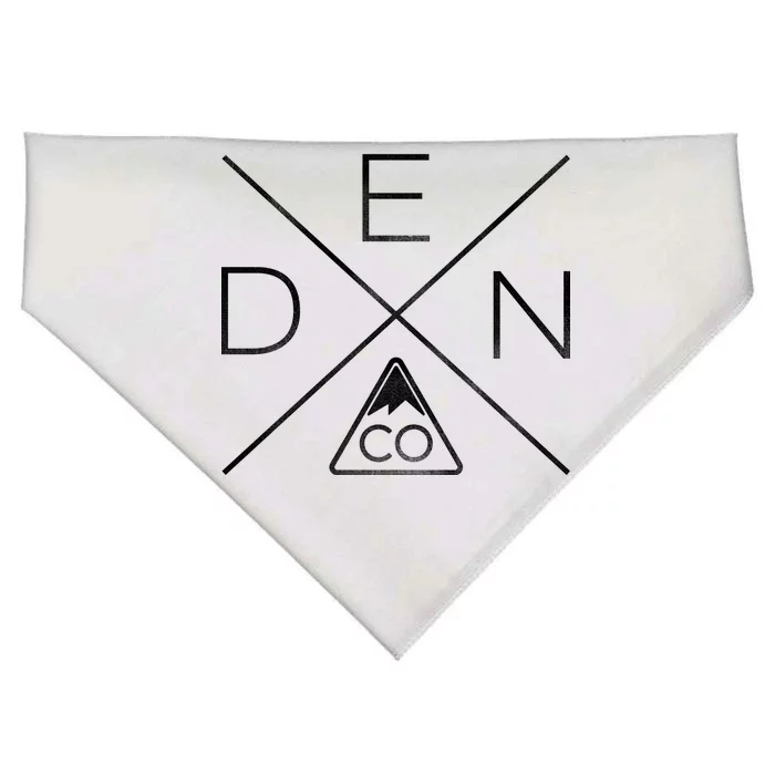 Denver Colorado Den Mountain USA-Made Doggie Bandana