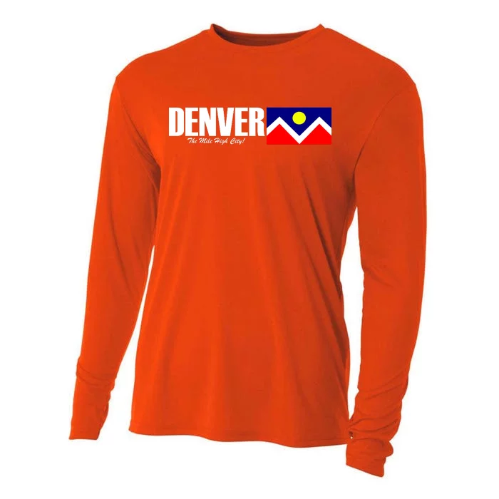 Denver The Mile High City Cooling Performance Long Sleeve Crew