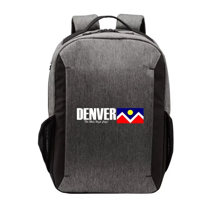 Denver The Mile High City Vector Backpack