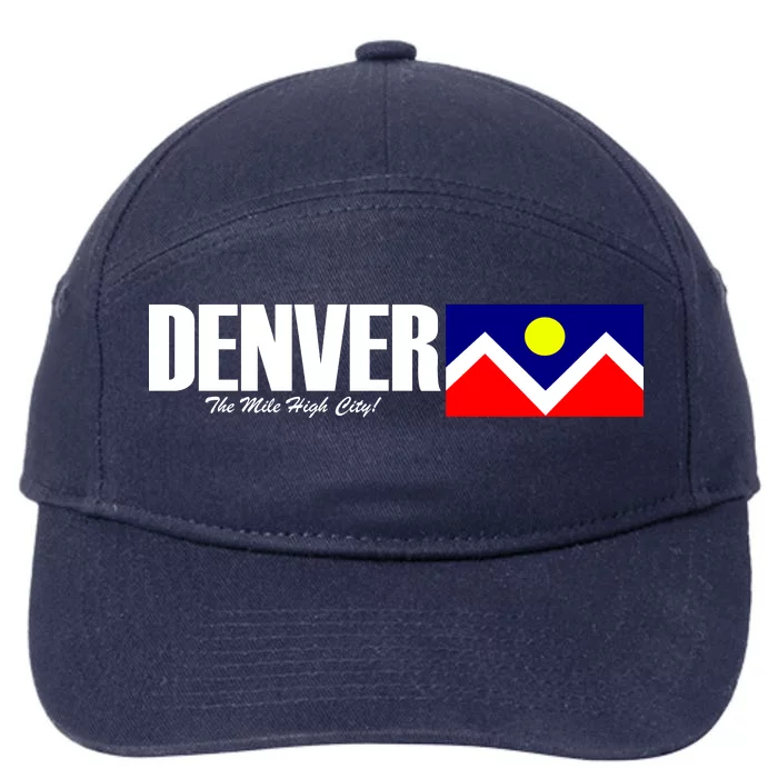 Denver The Mile High City 7-Panel Snapback Hat