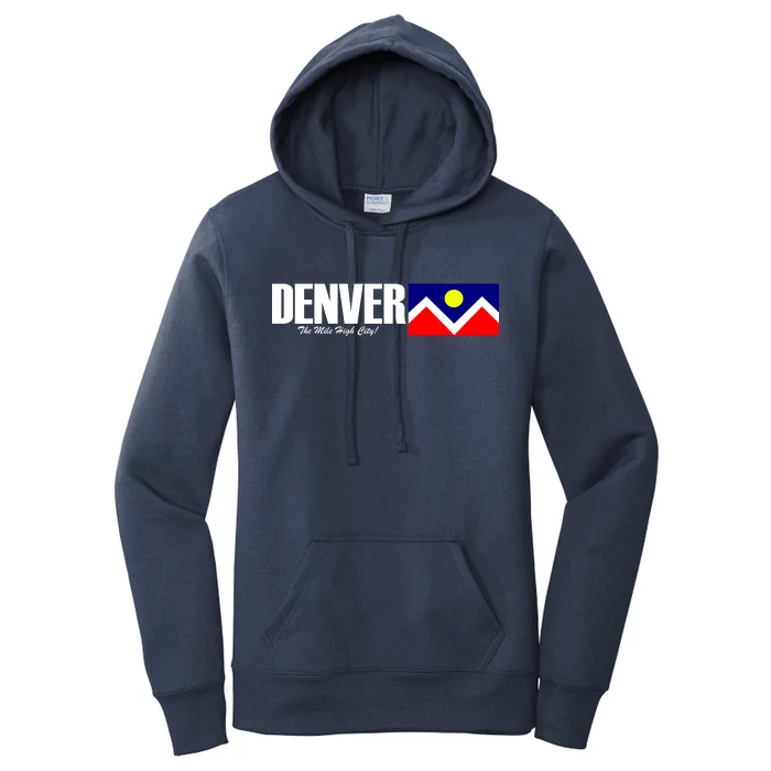 Denver The Mile High City Women's Pullover Hoodie