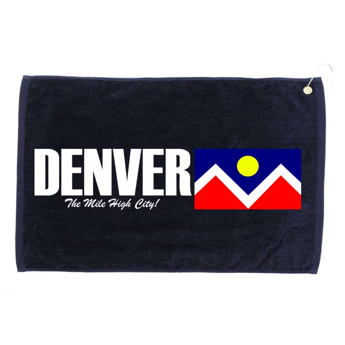 Denver The Mile High City Grommeted Golf Towel