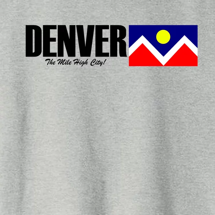 Denver The Mile High City Women's Crop Top Tee