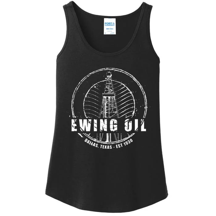 DALLAS Ewing Oil Company Classic 80s TV Ladies Essential Tank