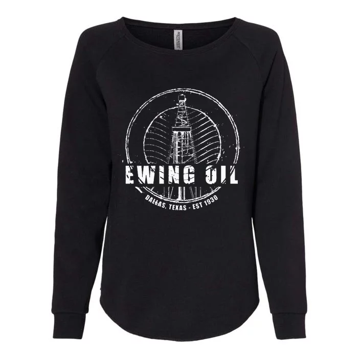 DALLAS Ewing Oil Company Classic 80s TV Womens California Wash Sweatshirt