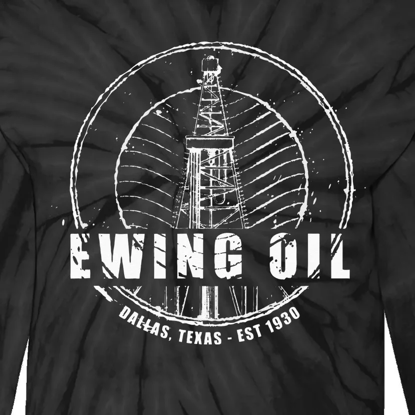 DALLAS Ewing Oil Company Classic 80s TV Tie-Dye Long Sleeve Shirt