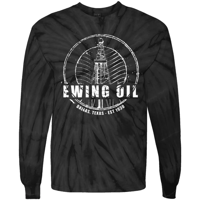 DALLAS Ewing Oil Company Classic 80s TV Tie-Dye Long Sleeve Shirt