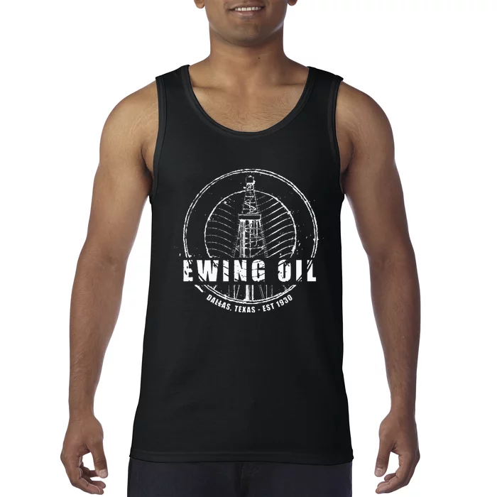 DALLAS Ewing Oil Company Classic 80s TV Tank Top