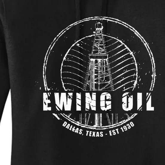 Dallas Ewing Oil Company Classic 80S Tv Women's Pullover Hoodie