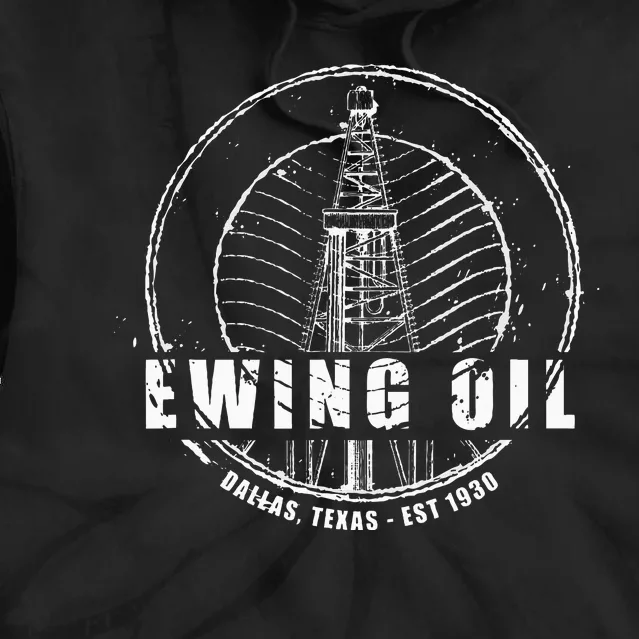 Dallas Ewing Oil Company Classic 80S Tv Tie Dye Hoodie