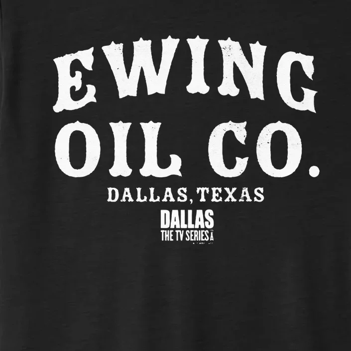 Dallas Ewing Oil Co Dallas Texas Logo ChromaSoft Performance T-Shirt