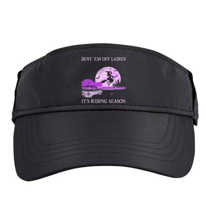 Dust Em Off Ladies ItS Riding Season Witch Halloween Adult Drive Performance Visor