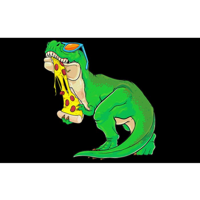 dinosaur eating pizza pizzasaurus t rex Bumper Sticker