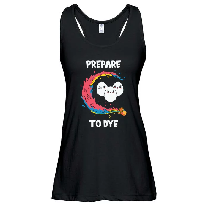 Dyeing Eggs Prepare To Dye Family Easter Day Gift Ladies Essential Flowy Tank