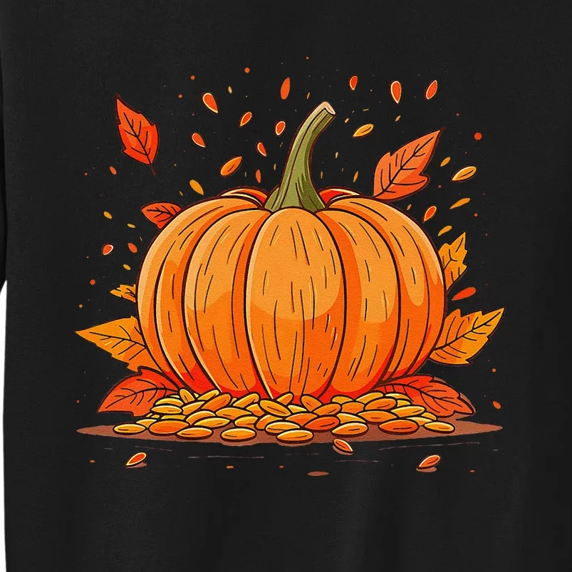 DonT Eat Pumpkin Seeds Pumpkin And Scattered Seeds Sweatshirt