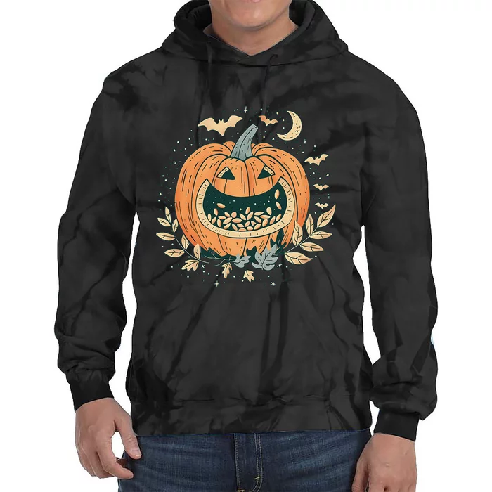 DonT Eat Pumpkin Seeds Pumpkin With Seeds Tie Dye Hoodie