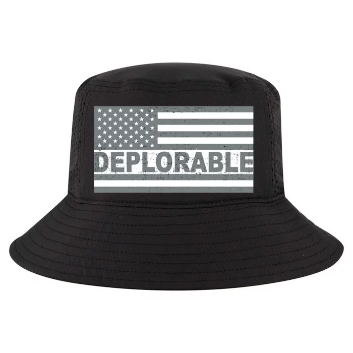 Deplorable American USA Flag Cool Comfort Performance Bucket Hat