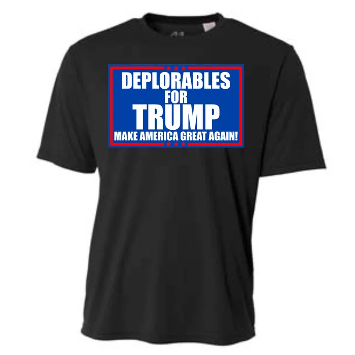 Deplorables For Trump Make America Great Again Cooling Performance Crew T-Shirt