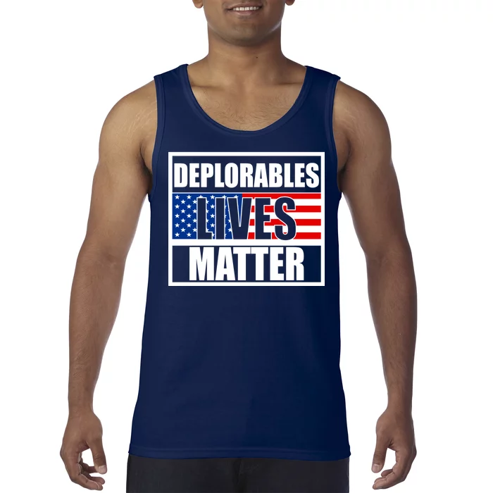 Deplorables Lives Matter USA Vote Trump 2020 Tank Top