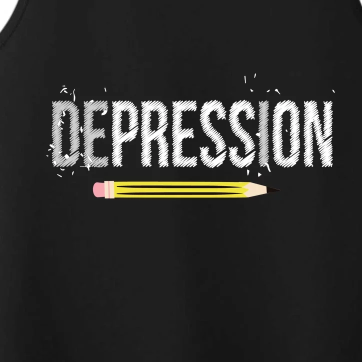 Depression Pencil Performance Tank