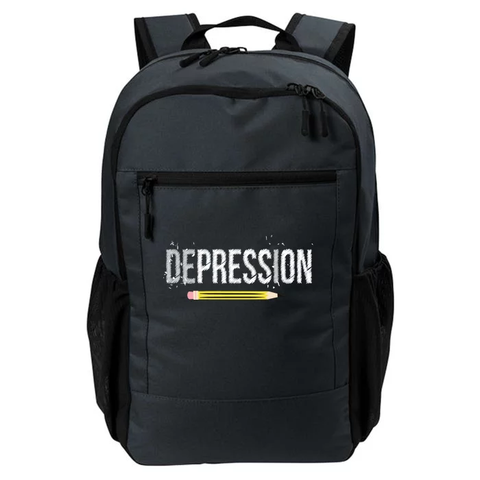 Depression Pencil Daily Commute Backpack