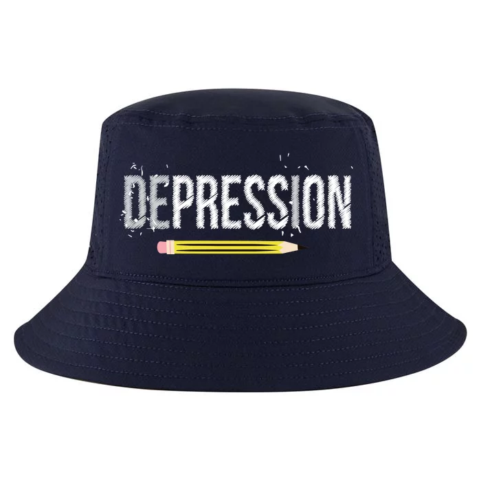 Depression Pencil Cool Comfort Performance Bucket Hat