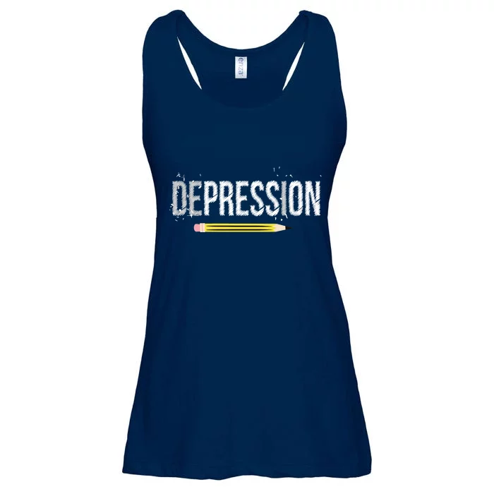 Depression Pencil Ladies Essential Flowy Tank