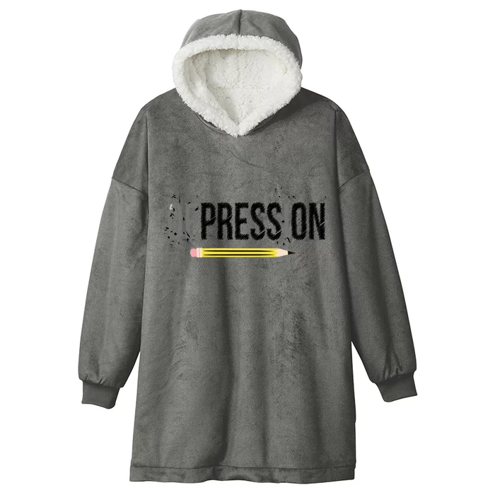 Depression Pencil Hooded Wearable Blanket