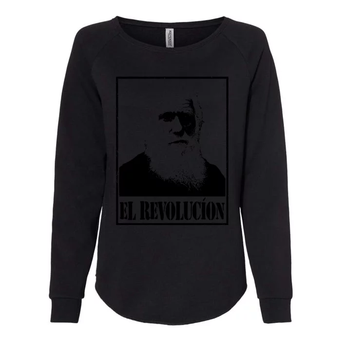 Darwin El Revolucion Womens California Wash Sweatshirt