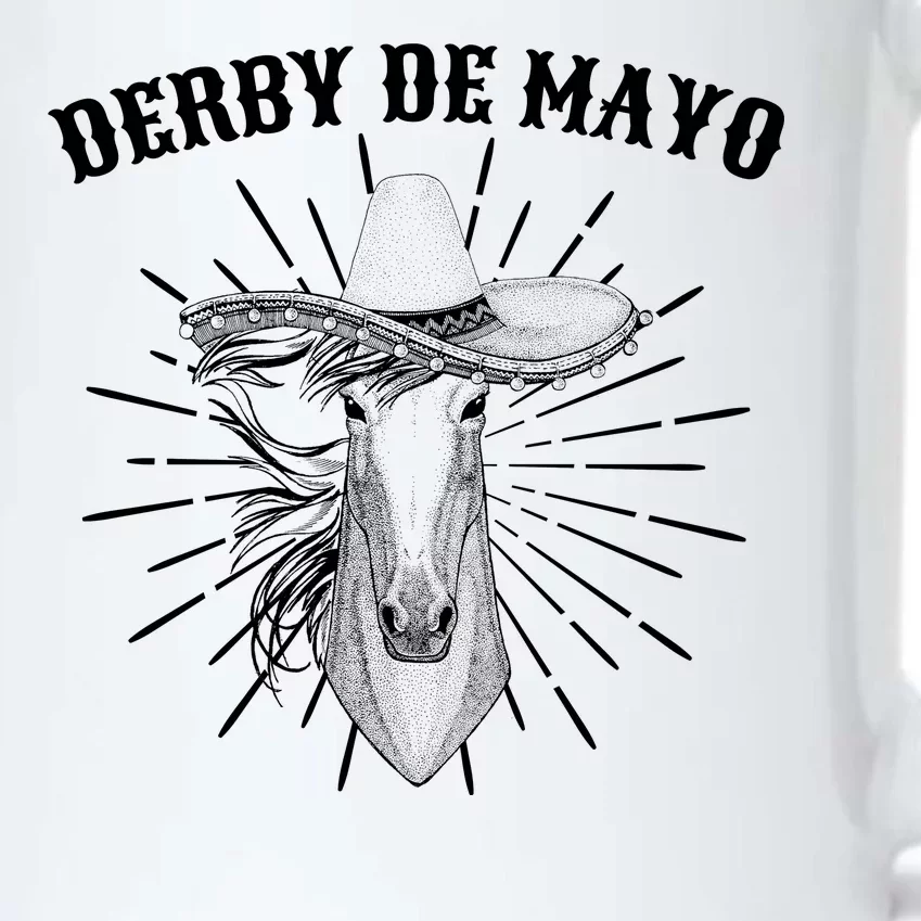 Derby De Mayo Horse Black Color Changing Mug