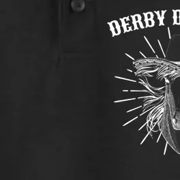 Derby De Mayo Horse Dry Zone Grid Performance Polo