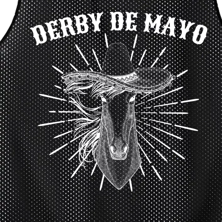 Derby De Mayo Horse Mesh Reversible Basketball Jersey Tank