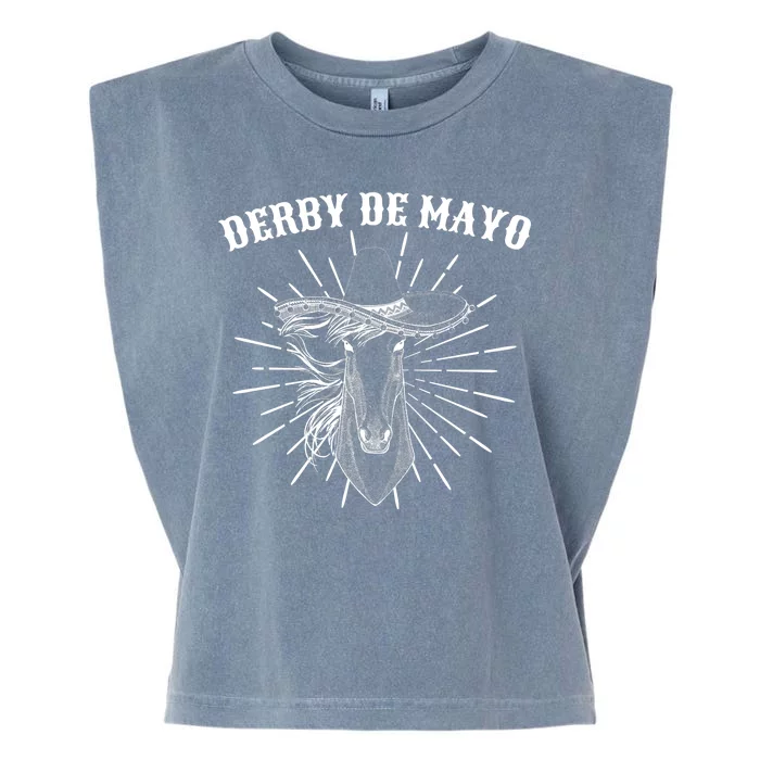 Derby De Mayo Horse Garment-Dyed Women's Muscle Tee