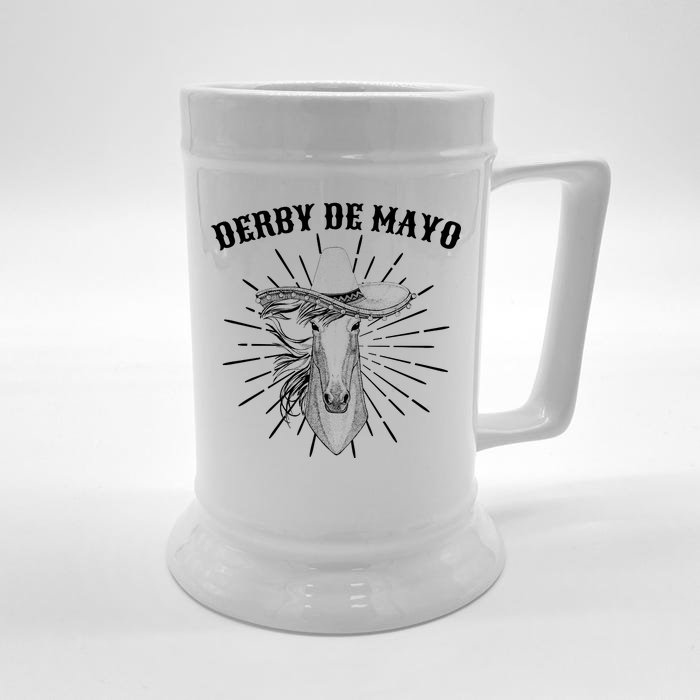 Derby De Mayo Horse Front & Back Beer Stein