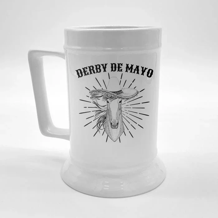 Derby De Mayo Horse Front & Back Beer Stein