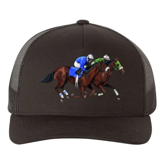 Derby Horse Racing Yupoong Adult 5-Panel Trucker Hat