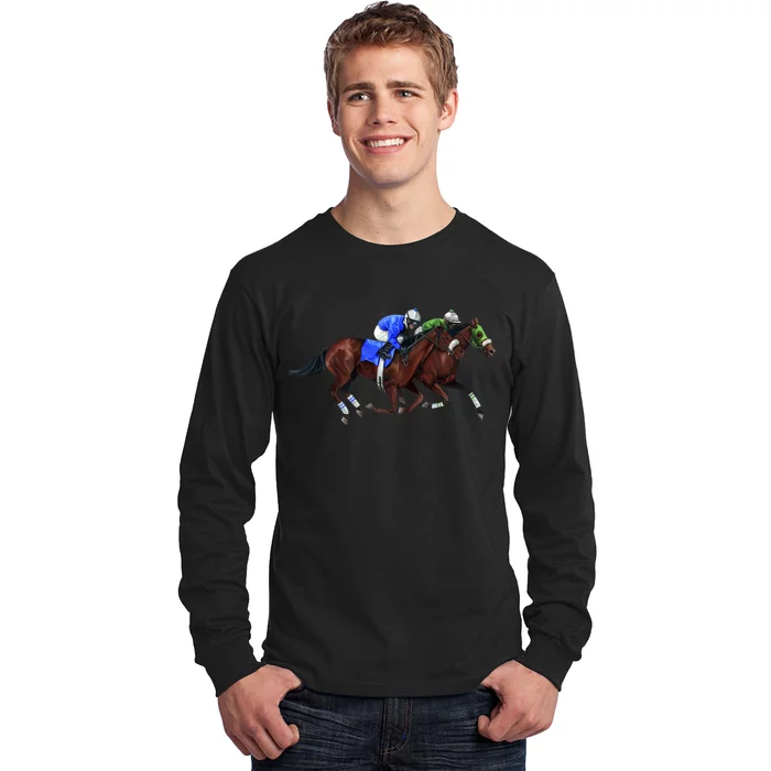 Derby Horse Racing Long Sleeve Shirt