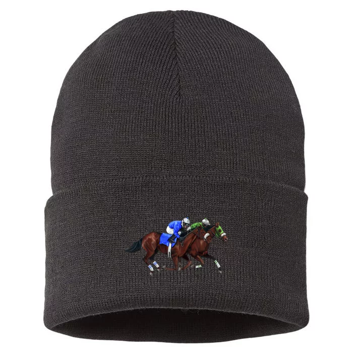 Derby Horse Racing Sustainable Knit Beanie